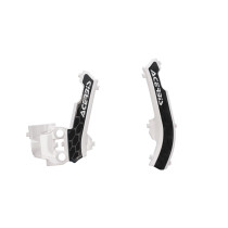 Protections de cadre XGRIP - Blanc - ACERBIS GAS GAS 50 MC Husqvarna 50 TC KTM 50 SX