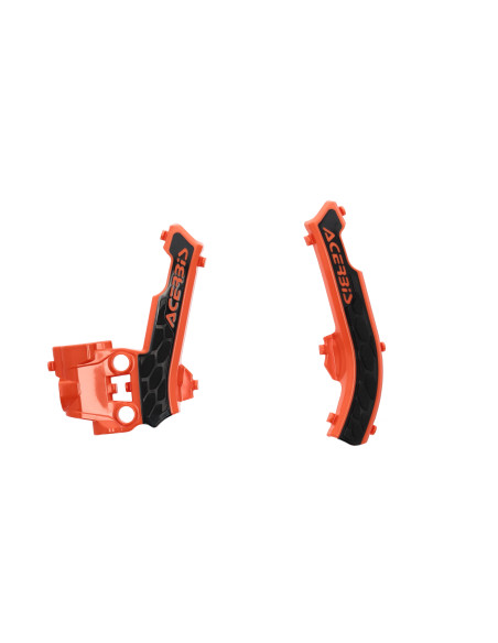 Protections de cadre XGRIP - Orange - ACERBIS GAS GAS 50 MC Husqvarna 50 TC KTM 50 SX