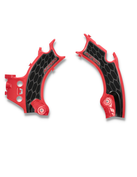 Protections de cadre XGRIP - Rouge - ACERBIS HONDA 450 CRF-R 2021-2022