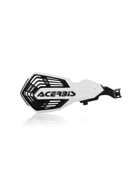 Protèges mains moto - Blanc Noir - ACERBIS K-FUTURE