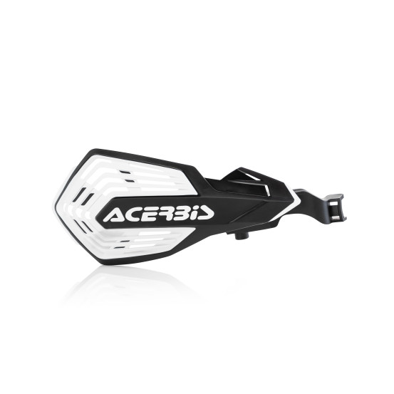 Protèges mains moto - Noir Blanc - ACERBIS K-FUTURE