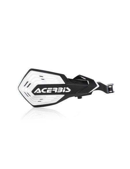 Protèges mains moto - Noir Blanc - ACERBIS K-FUTURE