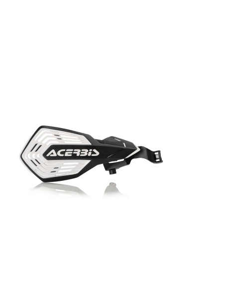 Protèges mains moto - Noir Blanc - ACERBIS K-FUTURE - Montage GAS GAS / HUSQVARNA