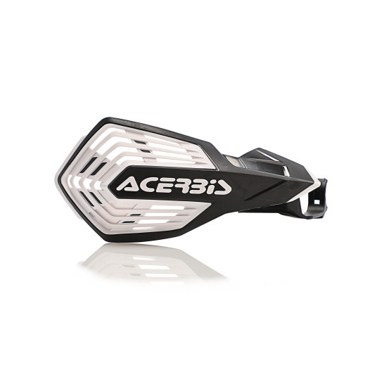 Protèges mains moto - Noir Blanc - ACERBIS K-FUTURE Montage Honda 450 CRF-R CRF-X 2021-2026