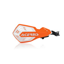 Protèges mains moto - Orange Blanc - ACERBIS K-FUTURE
