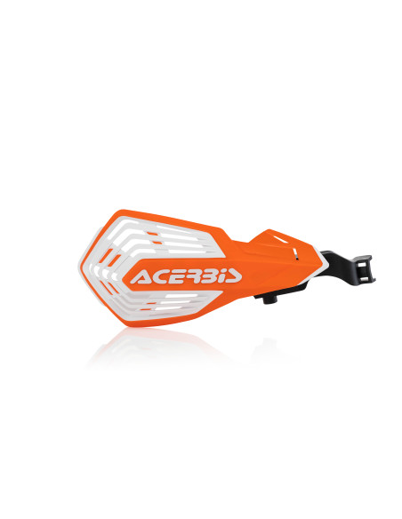 Protèges mains moto - Orange Blanc - ACERBIS K-FUTURE