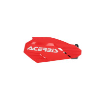 Protèges mains moto - Rouge Blanc - ACERBIS K-LINEAR Montage Honda 450 CRF-R CRF-X 2021-2026