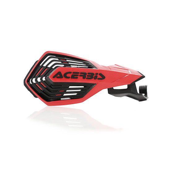 Protèges mains moto - Rouge Noir - ACERBIS K-FUTURE Montage Honda 450 CRF-R CRF-X 2021-2026