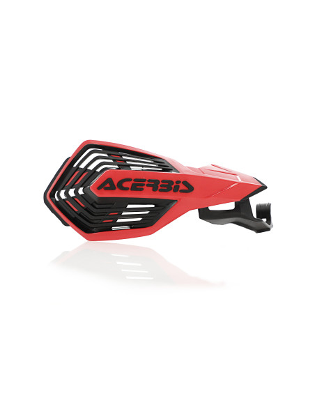 Protèges mains moto - Rouge Noir - ACERBIS K-FUTURE Montage Honda 450 CRF-R CRF-X 2021-2026
