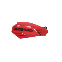 Protèges mains moto - Rouge Noir - ACERBIS LINEAR