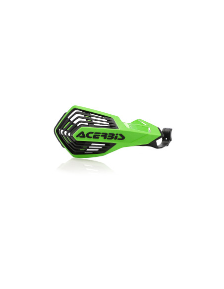 Protèges mains moto - Vert Noir - ACERBIS K-FUTURE Montage Kawasaki 250 450 KX-F