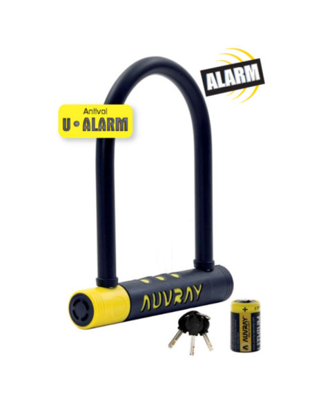 Antivol U AUVRAY Alarme 128 x 245