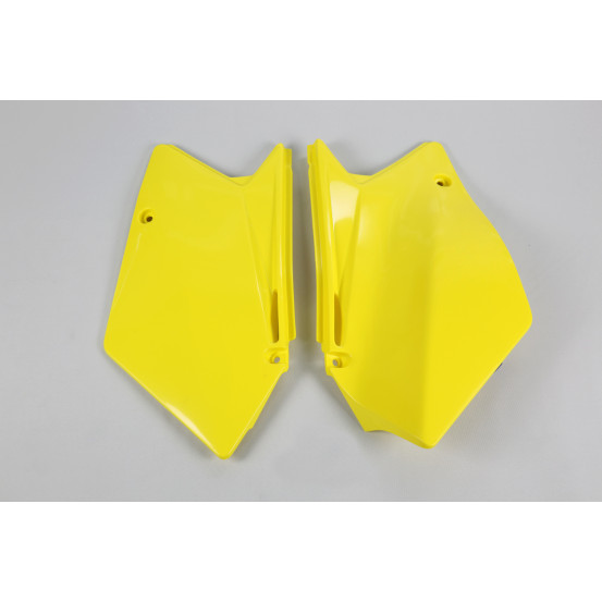Plaques latérales - Jaune - UFO Suzuki 450 RMZ 2005-2006