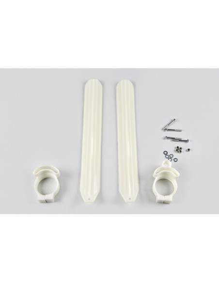 Protections de fourche - Translucide - UFO vintage pour fourche White Power