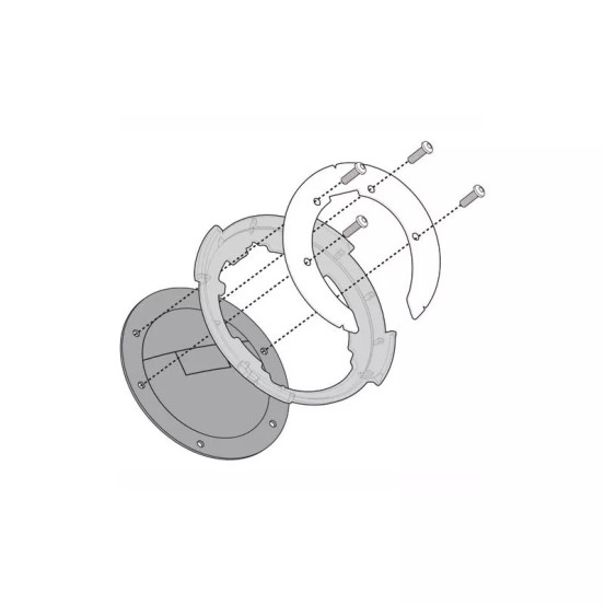 Bride Tanklock Givi BF50 Suzuki DL 1000 V-Strom 2014 - 2021 S 1000 GSX-F 2015 - 2020