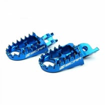 Repose pieds SCAR Evolution Ktm SX SX-F Husqvarna TC FC 2023-2026 Bleu