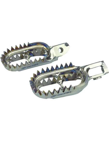 Repose pieds SCAR titane Ktm SX SX-F Husqvarna TC FC 2023-2026