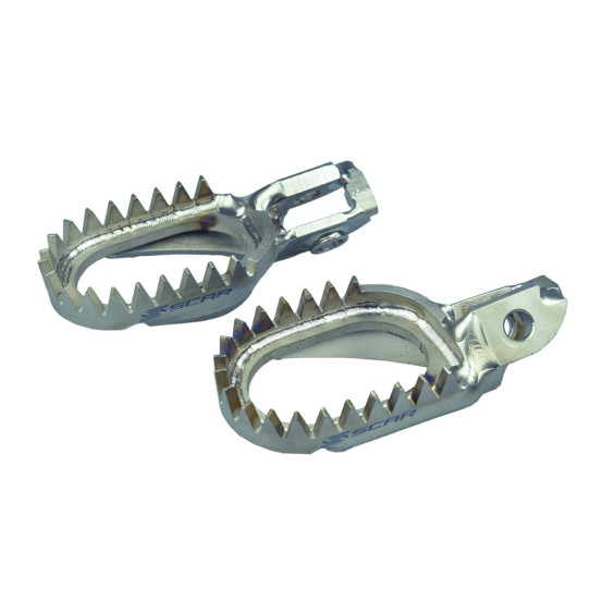 Repose pieds titane anti-boue SCAR Yamaha 450 YZ-F 2023-2026