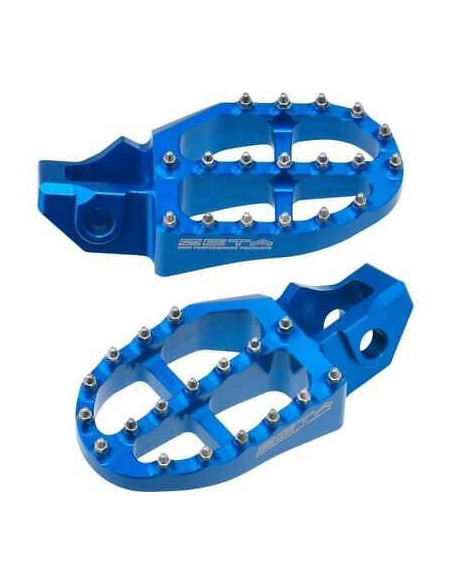 Repose pieds ZETA Husqvarna 125 TC, 250-450 FC 2014-15, 250 TC 2017, 150-501 TE/FE 2017 bleu
