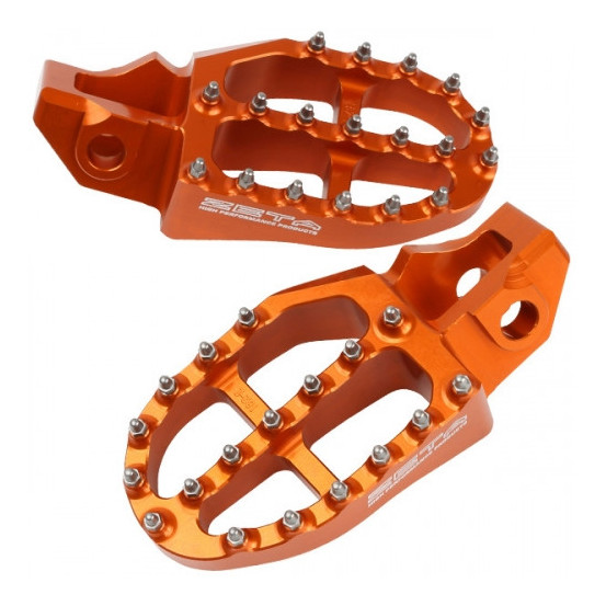 Repose pieds ZETA KTM SX/SXF EXC/EXCF Orange