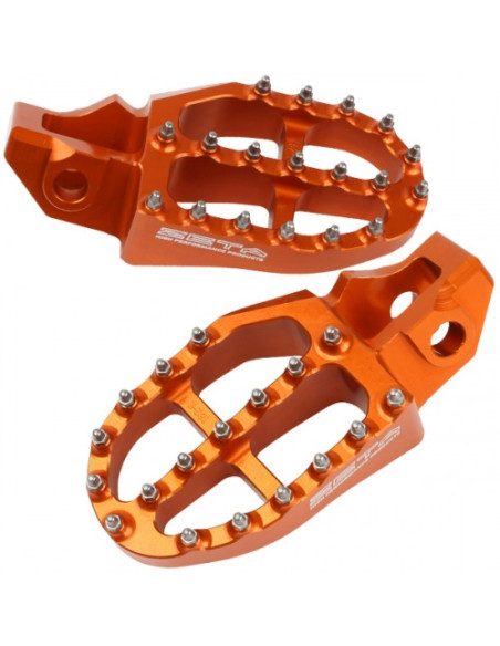 Repose pieds ZETA KTM SX/SXF EXC/EXCF Orange