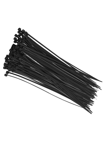 Colliers de serrage nylon noir 10cm 100 pièces