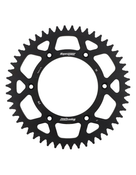 Couronne Alu Supersprox Anti Boue Pas 420 Noir 47 dents AH107X47