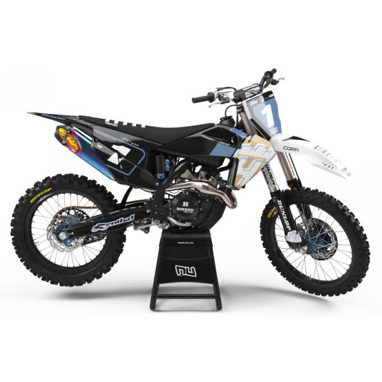 Kit Déco Rider Unik Husqvarna BLUE HUSQVARNA 250 TC 2023-2024