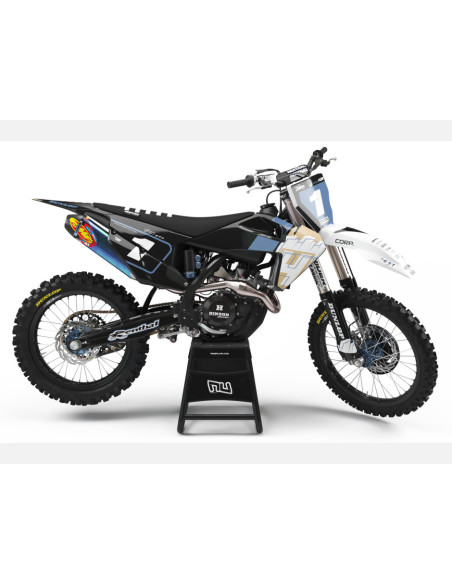 Kit Déco Rider Unik Husqvarna RAK BLUE HUSQVARNA 125 TC 2019-2022