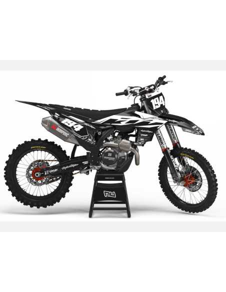 Kit Déco Rider Unik Ktm RAVE WHITE 250 SXF 2023-2024
