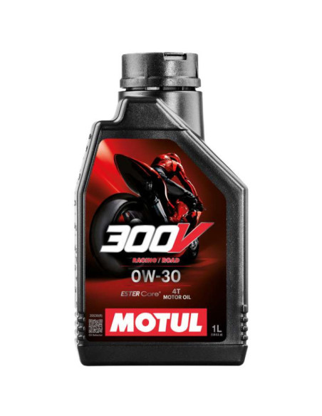 MOTUL 300V 0W30 ROAD RACING - 1 Litre - Huile moteur 4T