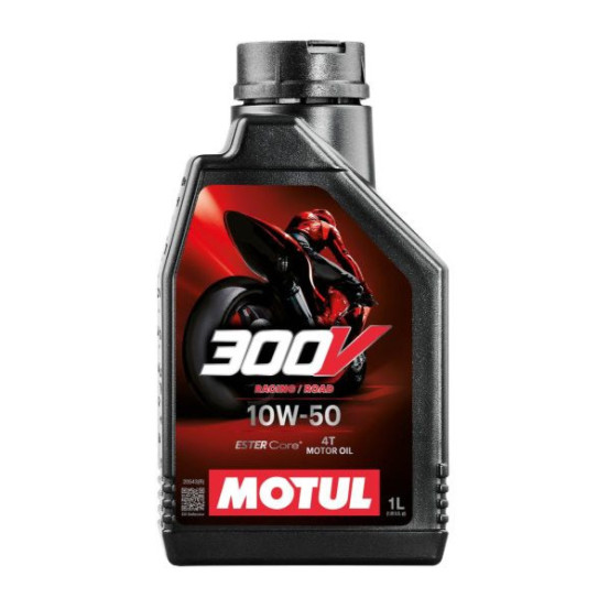 MOTUL 300V 10W50 ROAD RACING - 1 Litre - Huile moteur 4T