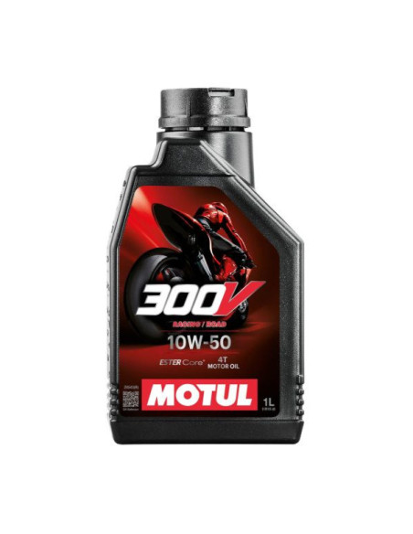 MOTUL 300V 10W50 ROAD RACING - 1 Litre - Huile moteur 4T