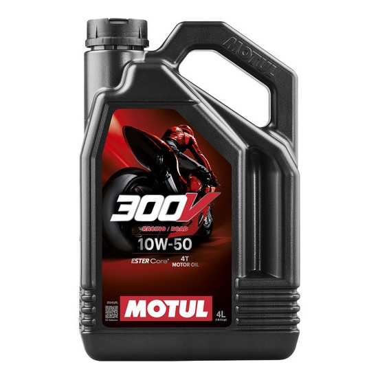 MOTUL 300V 10W50 ROAD RACING - 4 Litres - Huile moteur 4T