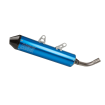 Silencieux alu Bleu embout carbone HGS KTM HUSQVARNA GAS GAS 250 SX TC MC 2023 - 2024