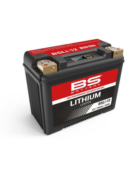 Batterie moto 12v Lithium 12v BS Ion BSLI 12