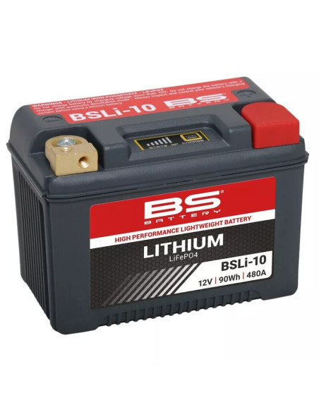 Batterie moto lithium 12v BS Ion BSLI 10
