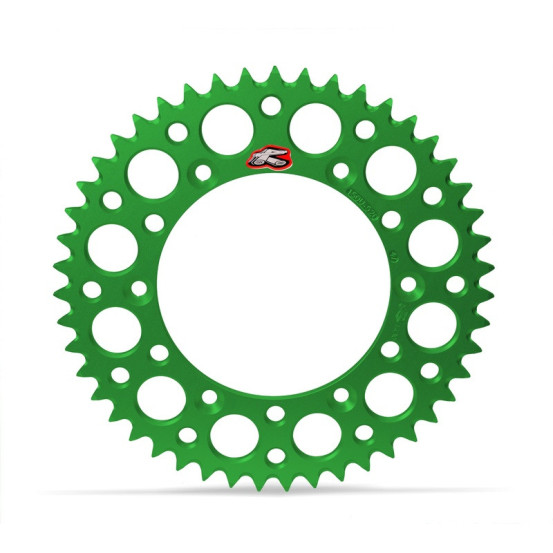 Couronne RENTHAL Alu ultra light Kawasaki 80/85 KX Vert