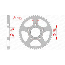 Couronne Acier AFAM 10203