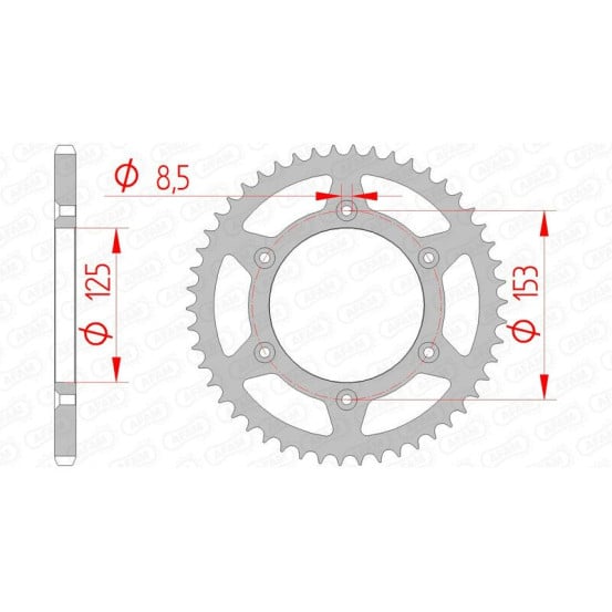 Couronne Acier AFAM 10212