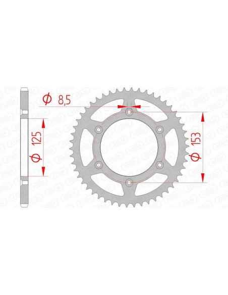 Couronne Acier AFAM 10212