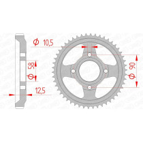Couronne Acier AFAM 10216