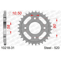 Couronne Acier AFAM 10218