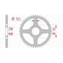 Couronne Acier AFAM 10221