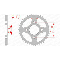 Couronne Acier AFAM 10223
