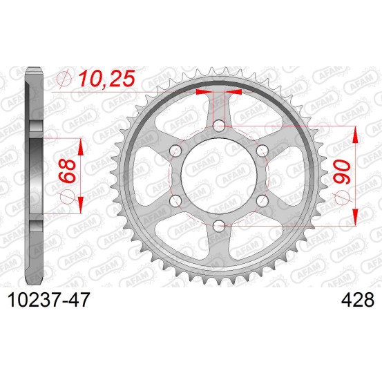 Couronne Acier AFAM 10237