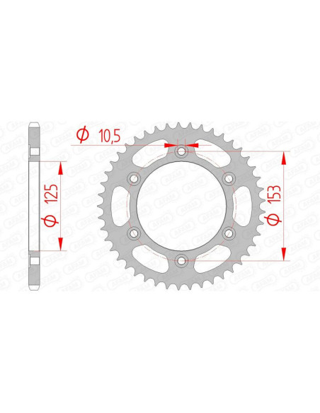Couronne Acier AFAM 10320