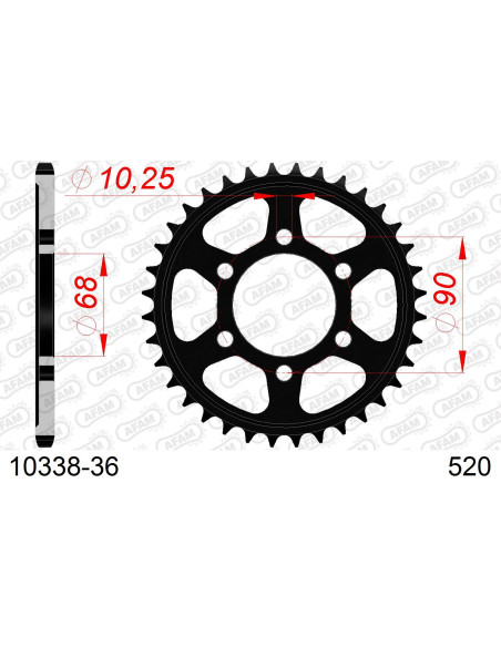 Couronne Acier AFAM 10338