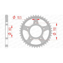 Couronne Acier AFAM 10504