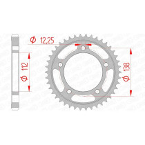 Couronne Acier AFAM 10508